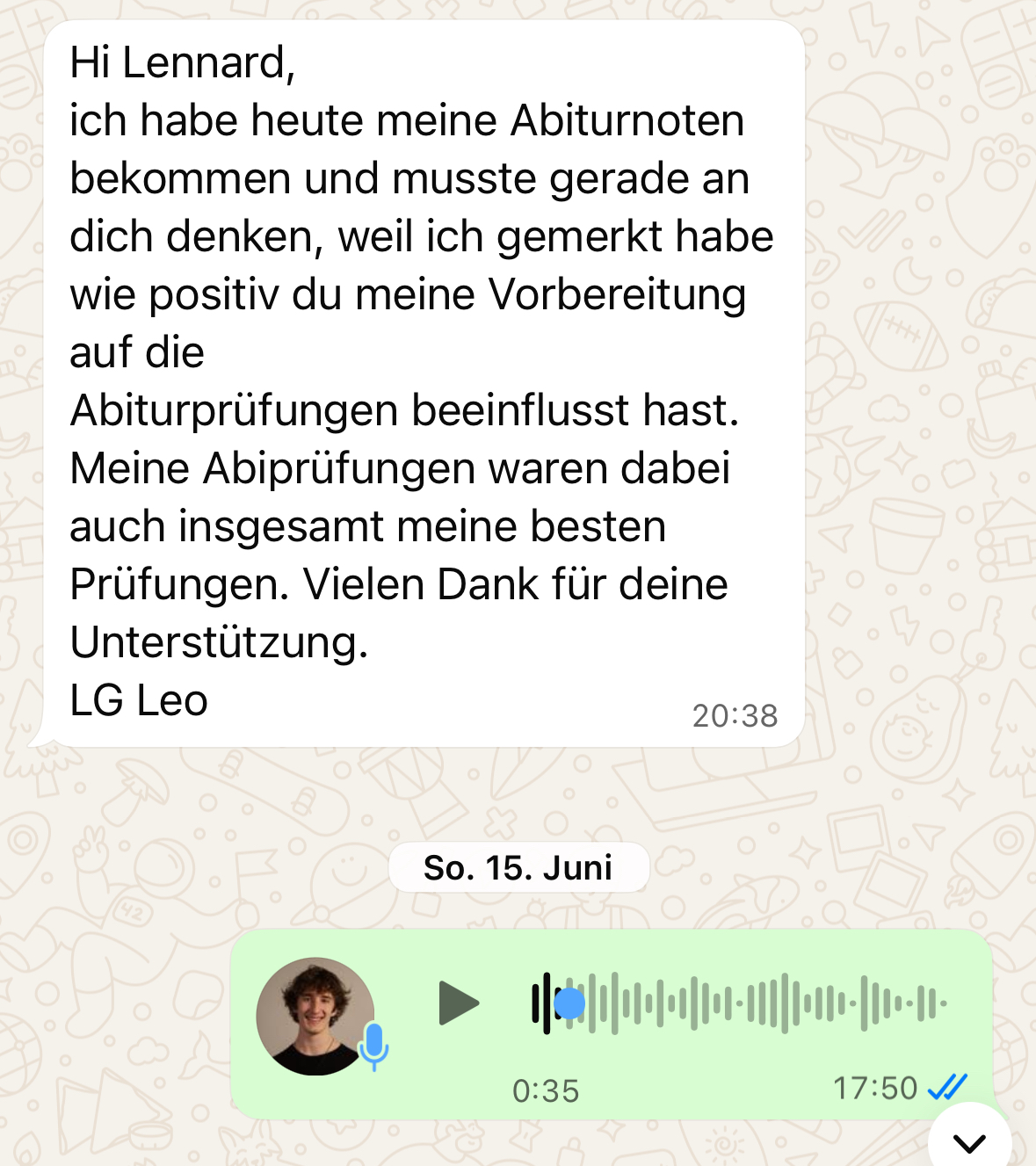 Schüler- / Elternfeedback 1